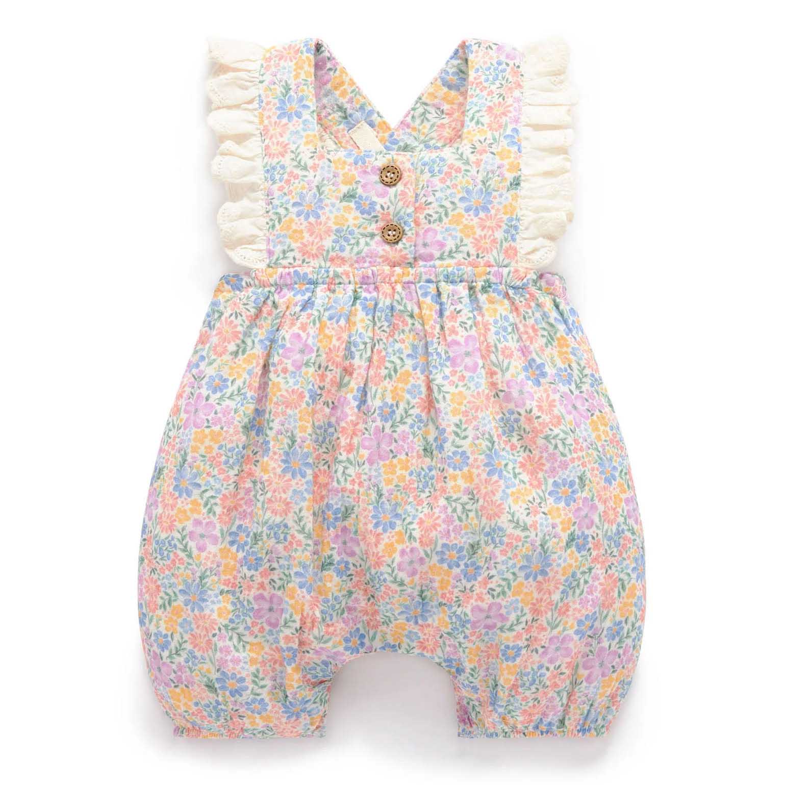 Purebaby Floral Romper